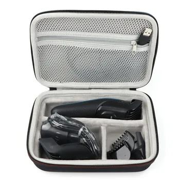 

Besegad Portable Hair Clipper Shaver Shockproof EVA Hard Storage Carrying Case Protective Bag Box for Braun MGK 3020 3060 3080