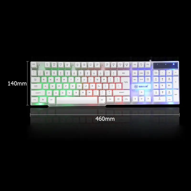 SUNROSE T20 USB Проводная клавиатура с 104 клавишами + мышь защищенный от брызг набор для