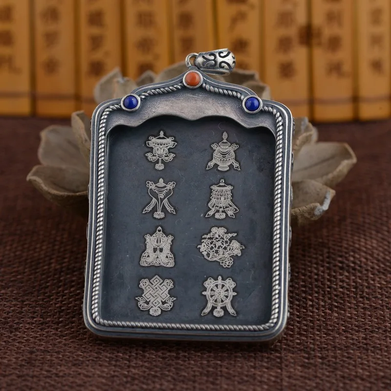

2019 Agate Solitaire Deer S925 Antique Process Can Open The Thangka Box Pendant Ten Comfortable New Products Thai Wholesale