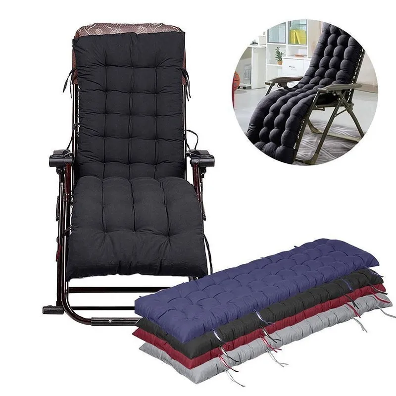 

1pc 100% Polyester Lounge Chair Cushion Comfortable Soft Deck Chaise Padding Outdoor Patio Pool Recliner Cushions Home Decor B2