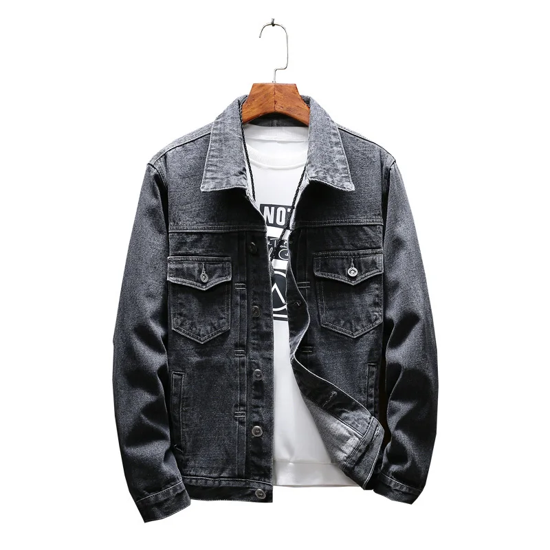 2019 Spring Youth denim brand Jacket men coats Cowboy Clothes Loose Male streetwear jackets 2019 Spring Youth denim brand Jacket men coats Cowboy Clothes Loose Male streetwear jackets