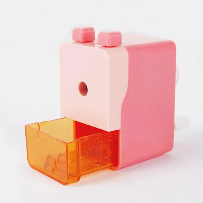 

Cute Fruit Series Pencil Sharpener Kawaii Lovely Creative Stationery Hand Shake Manual Sharpener Gifts For Kids School Supplies