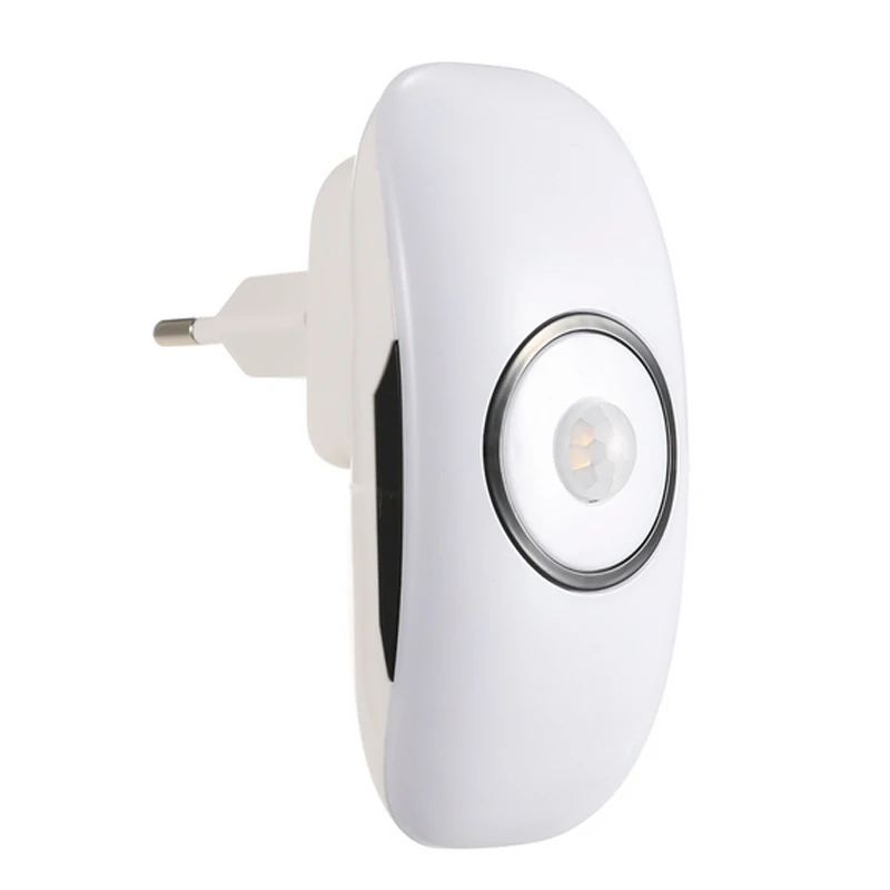 Eu Plug Led Night Light With Pir Ac 80 260V With Led Light Sensor And