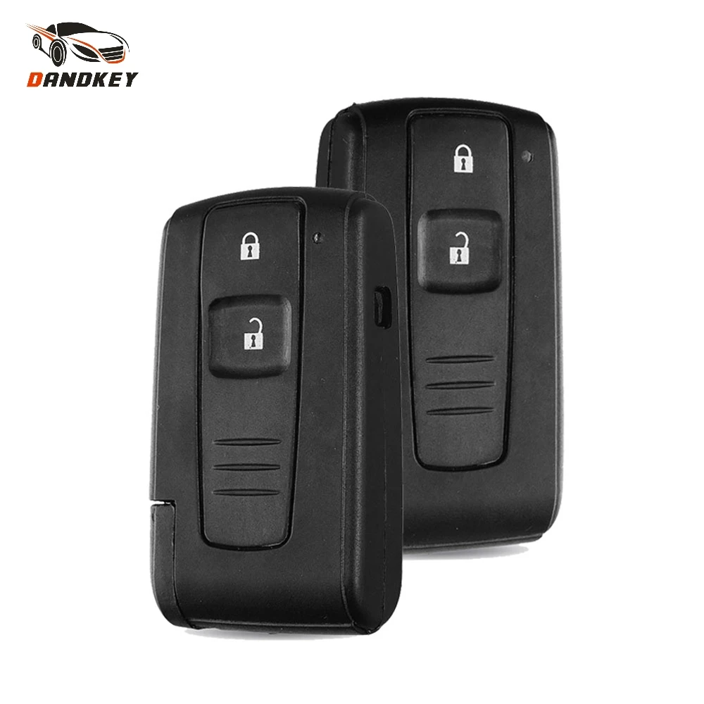 

Dandkey 5X Replacement Smart Key Card Remote Car Key Shell Case For Toyota Camry Prius Corolla Verso Key Cover With Toy43 Blade