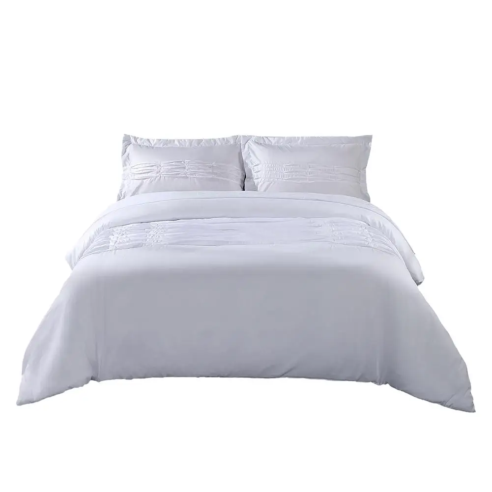 

Jersey Cotton Duvet Cover Set, Plain Solid Color, Lightweight, Comfy And Soft Bedding With Zipper Closure (3pcs, Queen/King Size