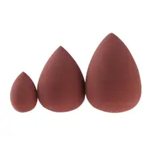 3 шт. косметическая основа капельки воды пуховка двойного назначения макияж спонж для лица пуховка гладкая водопоглощающая косметическая губка