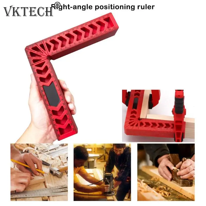Удобная 90 градусов L форма правый угол линейка столярные измерительные приборы позиционирования приспособление инструмент для деревообработки измерения