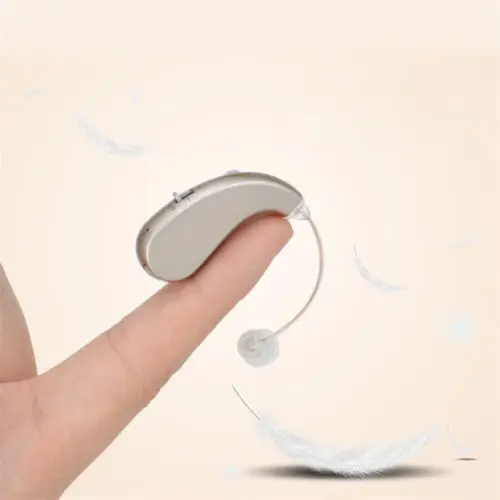 Rechargeable Digital Hearing Aid Severe Loss Invisible BTE Ear Aids High Power Amplifier 1pc