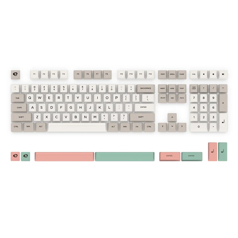 

Gaming Keyboard KeycapAKKO 9009 Color 116 Keys Dye-sub PBT Keycaps Keycap Set for Mechanical Keyboard Keycap