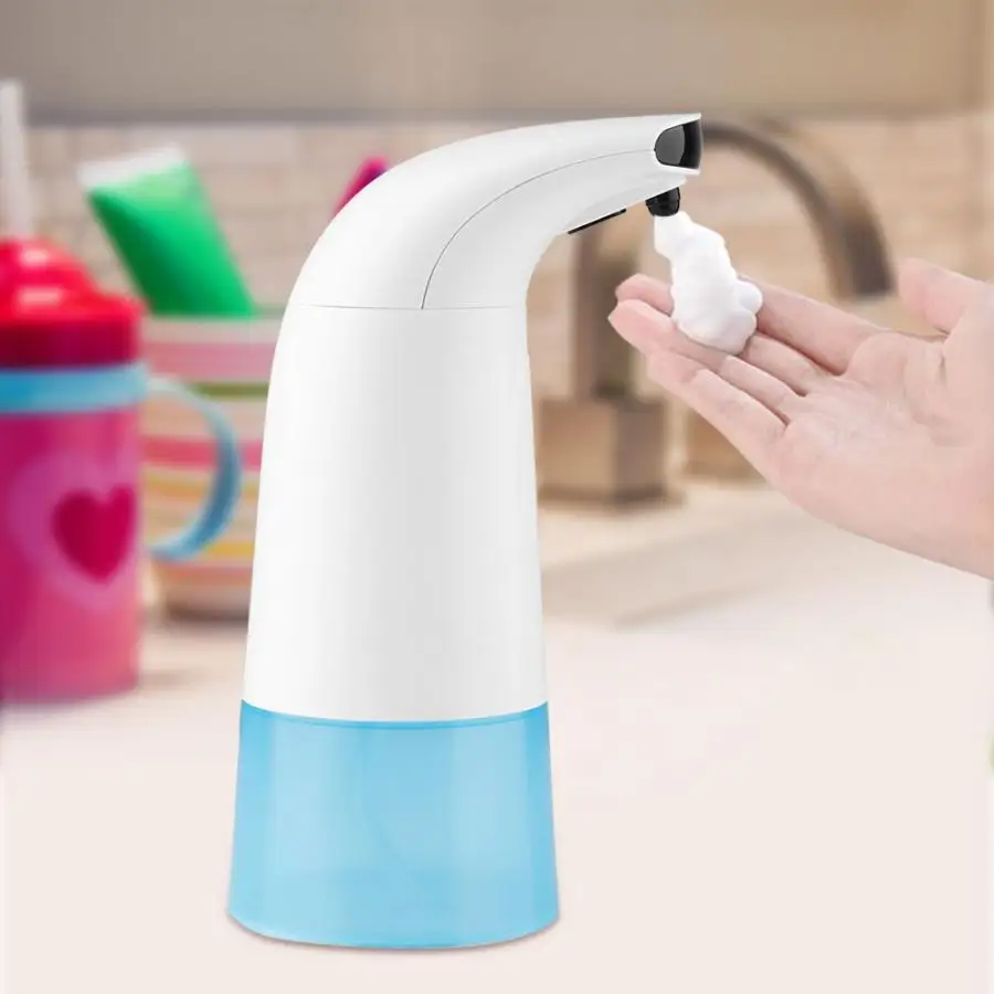 

250ml Automatic Sensor Foam Dispenser Pump Hand-free Soap Dispenser Touchless Sanitizer Dispensador for Kitchen Bathroom