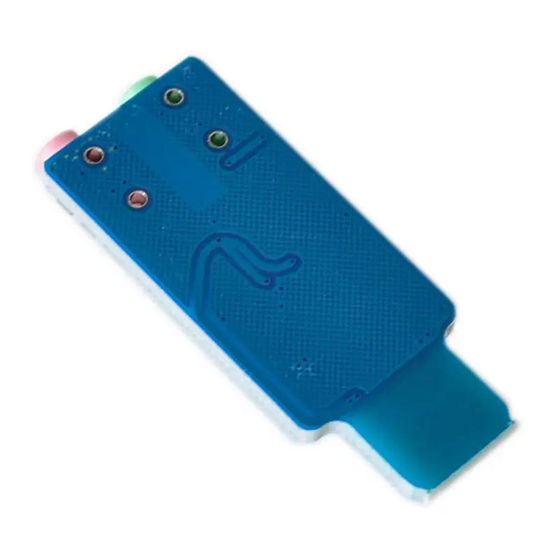 Бесплатный драйвер USB звуковая карта CM108 чип синий|Звуковые карты| |