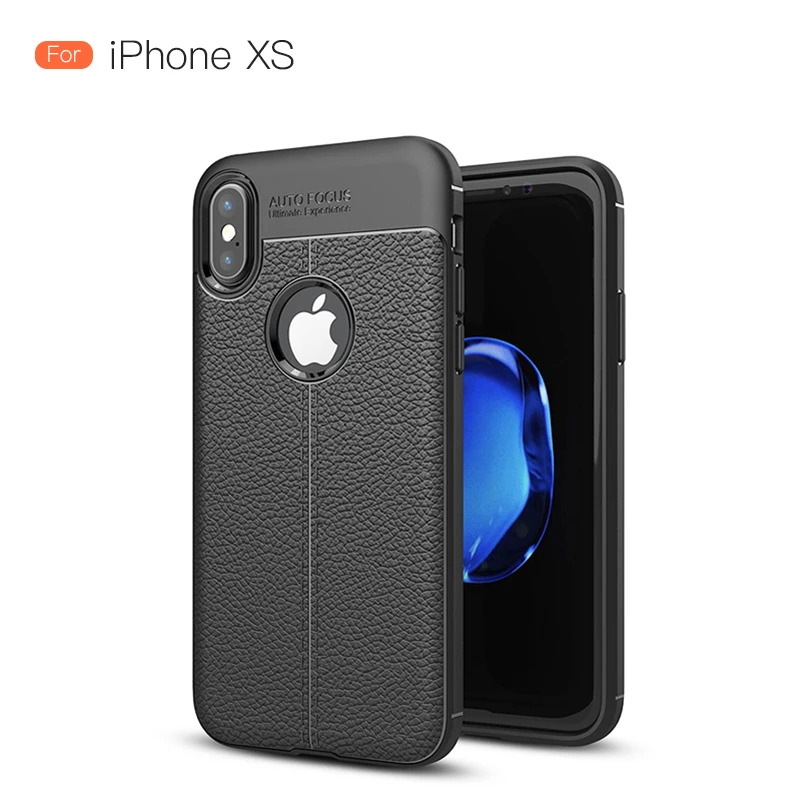 Litchi Leather Case For Apple iPhone 7 6S 6 8 Plus Protector Slim TPU Funda Full Cover X XR XS MAX Cases |