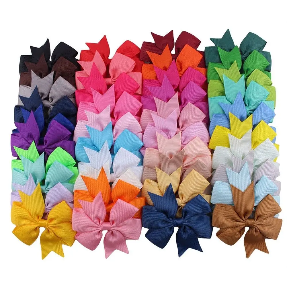

New Fashion Girl Hair Pin Fashion Wholesale Baby Kid Girl Large Hair Bows Sequin Alligator Clips Headwear