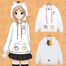 Anime Natsume Yuujinchou Nyanko Sensei Cat Cosplay Costume Coat Jacket Cotton Thicken Clothes Hoodie Sweatshirts natsume yuujinchou natsume takashi cat printing long coin purse pu anime women wallet kawaii female purse student phone bags