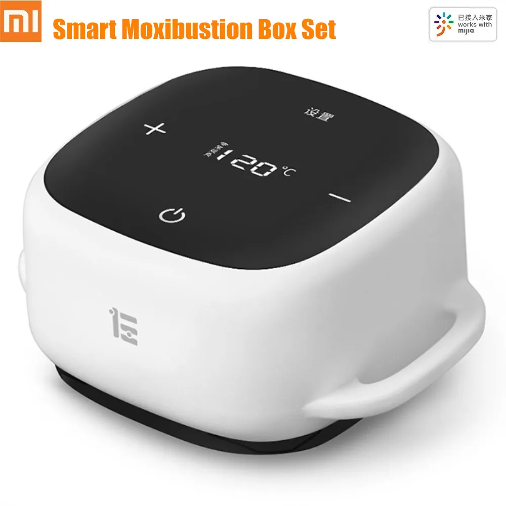

Xiaomi Smart Moxibustion Box Set Mi APP Intelligent Temperature Control OLED Display Smokeless Moxibustion Box For Family