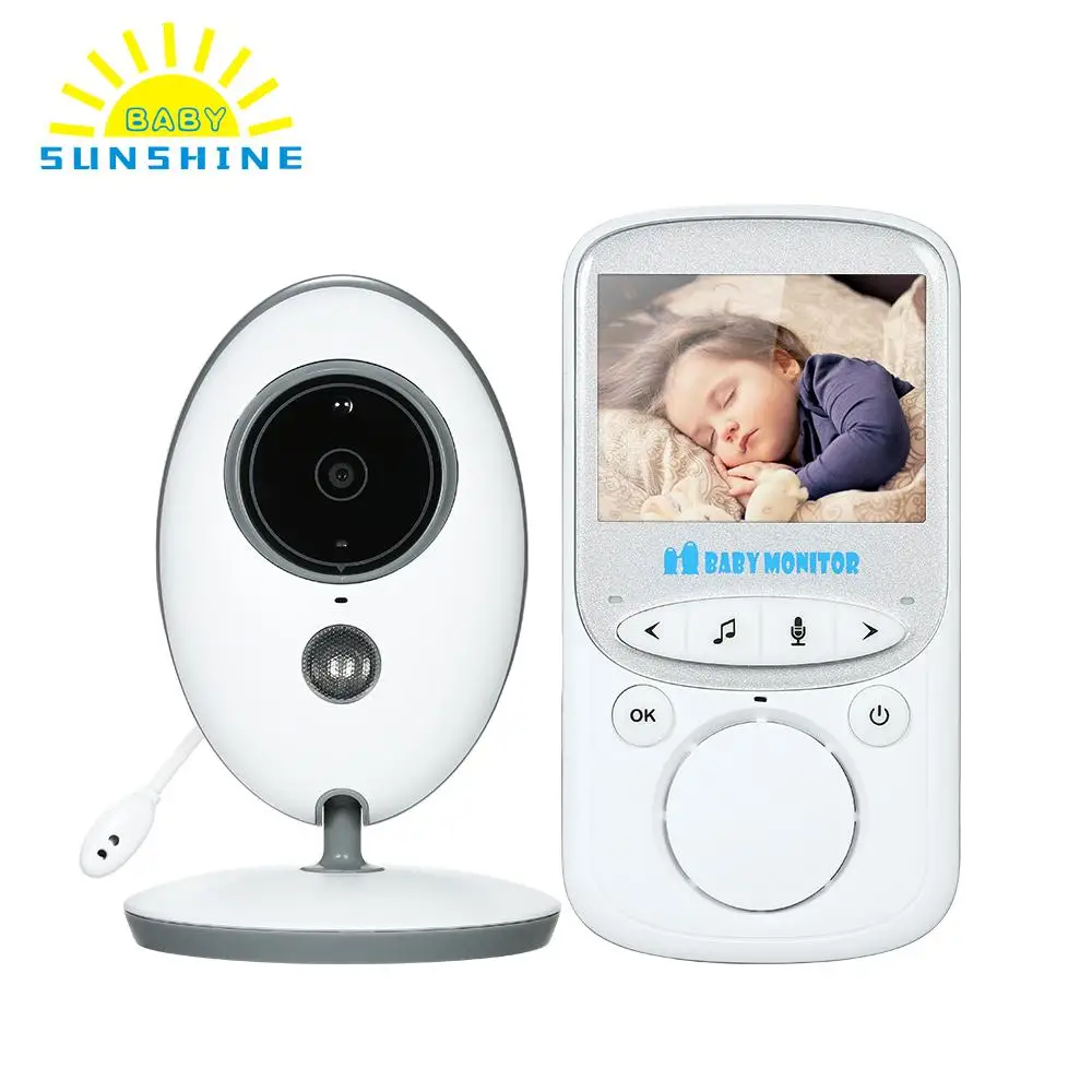 

Wireless Video LCD Baby Monitor 8 Languages User Selectable Camera Night vision Baby Sleep Nanny Security video camera monitor