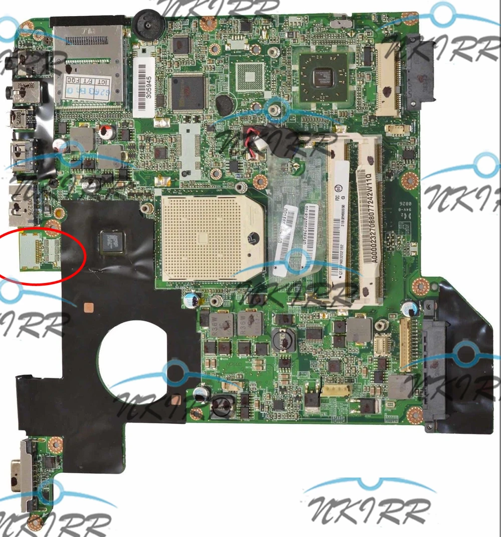 100% рабочий A000023270 31BU2MB0050 DA0BU2MB8F0 REV: F AMD Материнская плата для satellite U400 U405 U405D M305 M305D |