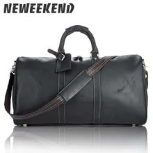 60 см Большая вместительная сумка из натуральной яловой кожи, большая сумка на плечо для багажа, дорожная сумка, сумка на плечо 9551