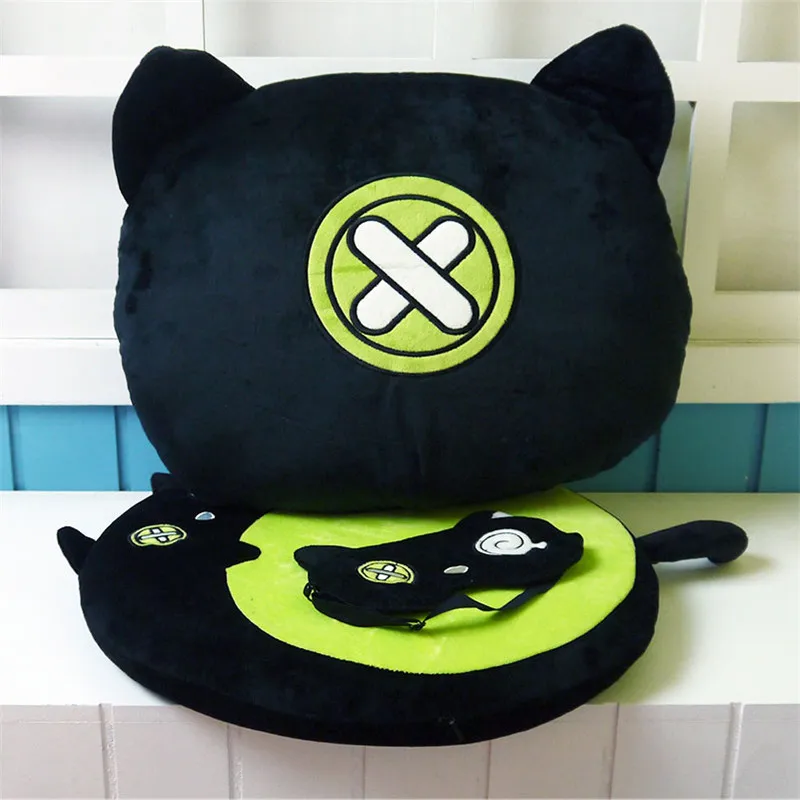 Honkai impact 3 Плюшевая Игрушка Аниме MmiHoYo Schrodinger's Cat cosplay кукла маска для глаз подушка