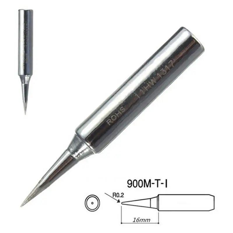 5PCS/Set 900m-T-I Welding Tool Lead-Free Solder Iron Head Tips Replacement Soldering Bit Welding Tool For DIY Rework
