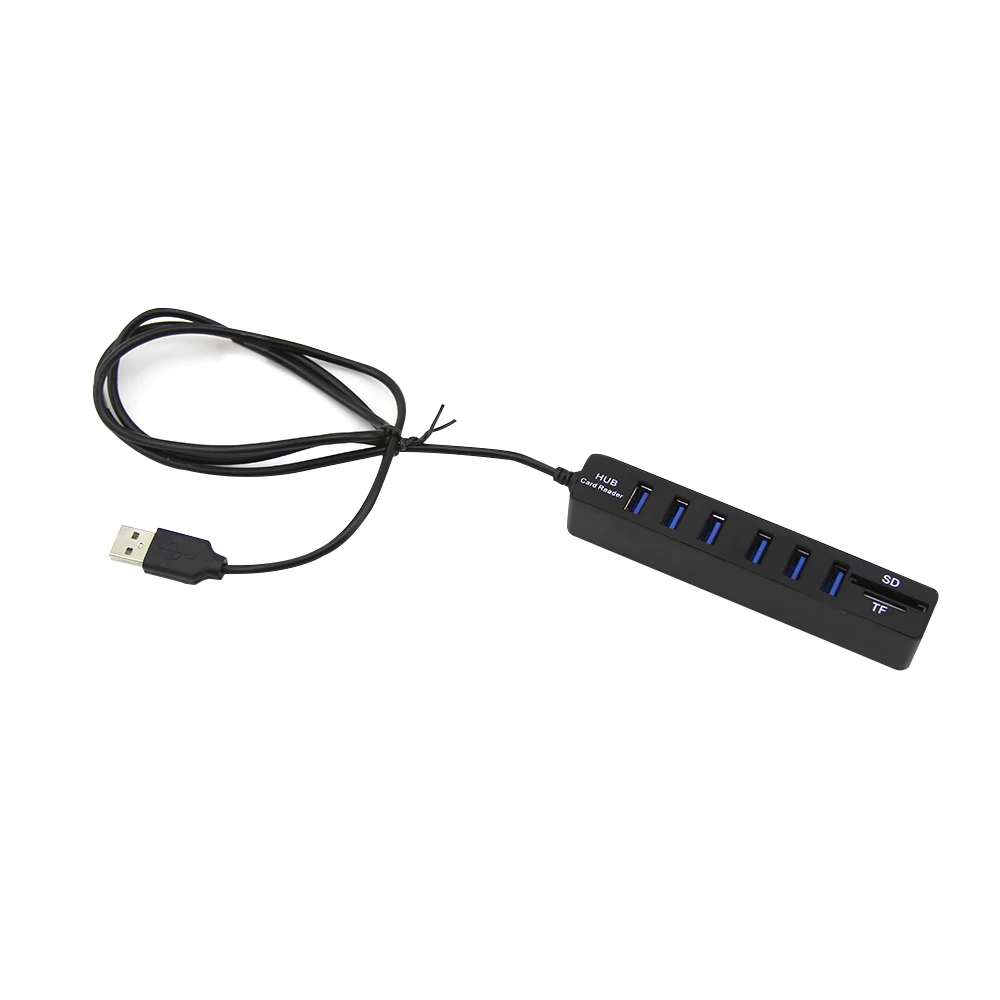 Firstmemory USB 2 0 концентратор с SD/TF кардридер высокоскоростной usb разветвитель A до 6