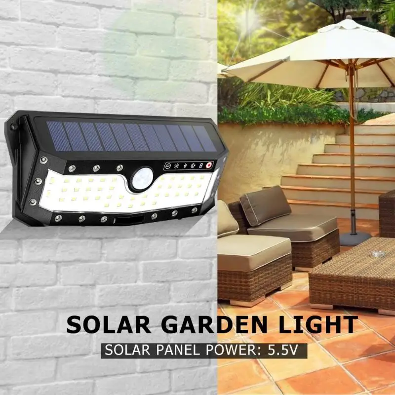 

57 LED 700-800LM 3 Modes Garden Solar LED Lights Outdoor Solar Lamp Motion Sensor Waterproof IP65 Garden Lawn Security Light