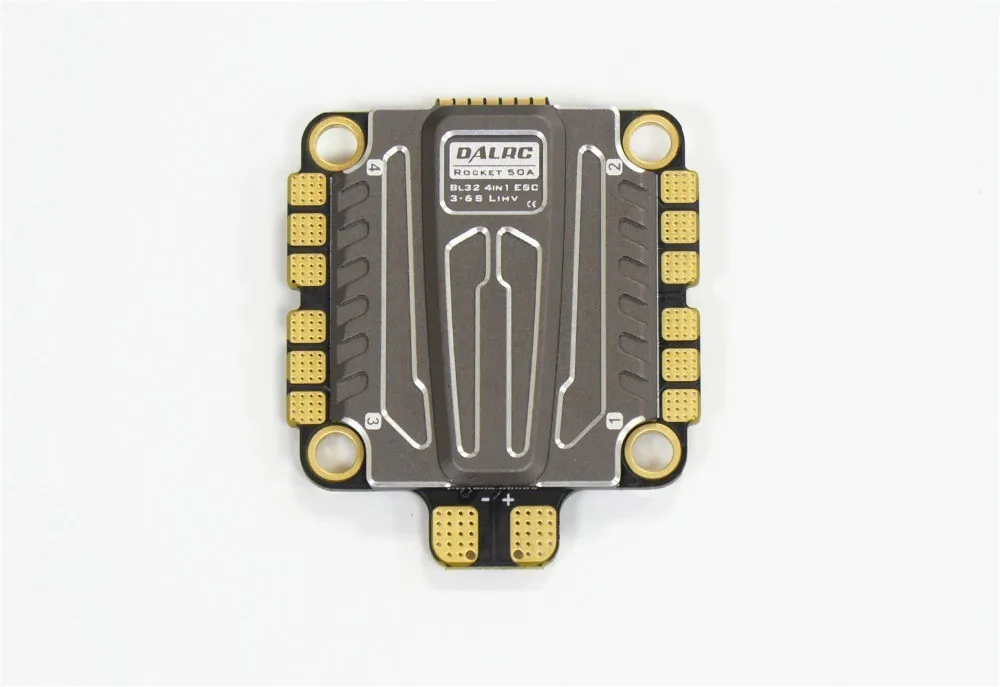 

DALRC Rocket 50A 4 in 1 ESC 3S-6S Blheli_32 ESC Support Dshot1200 Multishot Brushless ESC & DALRC F722 DUAL Flight controller