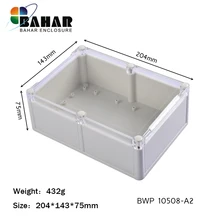 Bahar Водонепроницаемая Электроника пластик ABS IP68 2 шт. корпус из Bahar корпус 204*143*75 мм BWP 10508-A2