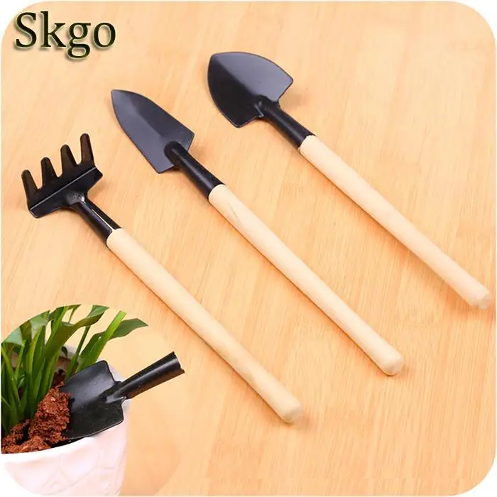 

3 Pcs/Set Spade Shovel Harrow Set Mini Spade Shovel Harrow Set Potted Plants Durable and easy to use Gardening Fashion