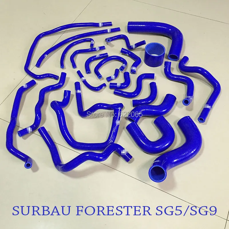 

Performance Radiator Silicone Hose Kits FOR SUBARU FORESTER SG5/SG9 1998-2008YEAR BLUE