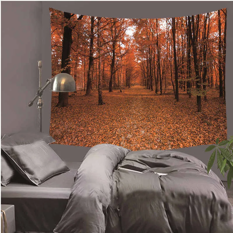 

Mandala Style Landscape on grassland day and night Scenery Tapestry Wall Art frescoes Bedroom Home Decor Free Shipping LZU10