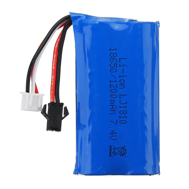 LEORY HS 18650 7 4 V 1200mAh 25C 2S литий ионный аккумулятор анти обратный разъем для 18301/18302