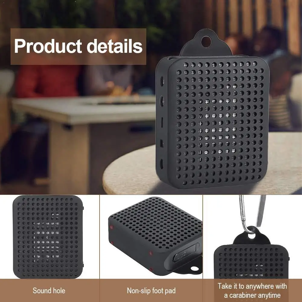 

Protective Silicone Case Carry Bag For JBL GO 2 Bluetooth Speaker Convenience To Use Provide With Good Anti-collision Protection