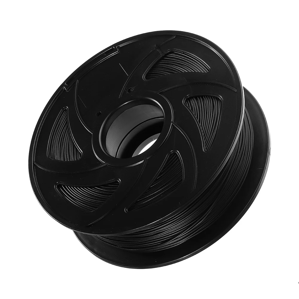

1.75mm 1KG Flexible Filament Printing Material Supplies Roll Metal Black Color PLA Carbon Fiber Filament For 3D Printer