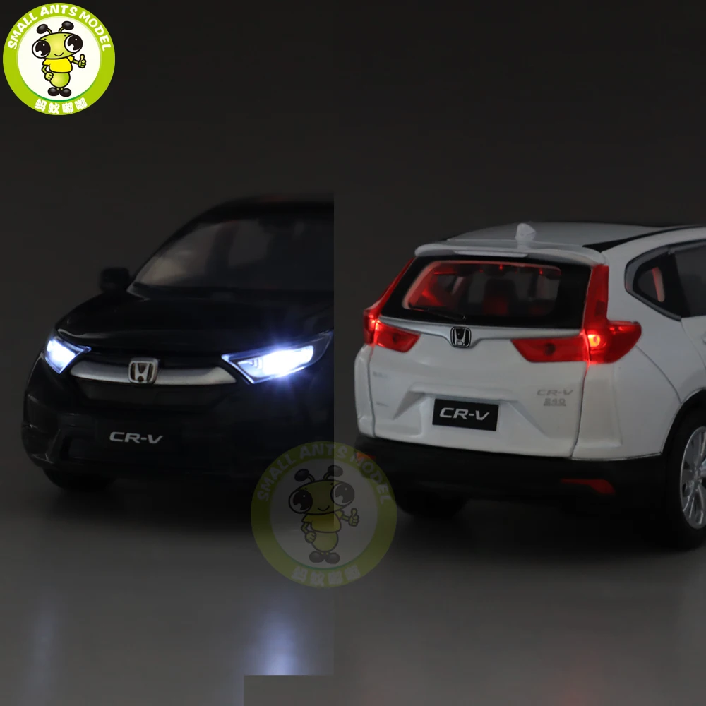 Kopen 1 32 JACKIEKIM CRV CR V SUV Diecast Model AUTO SUV Speelgoed voor kids kinderen Geluid Verlichting Pull Back geschenken