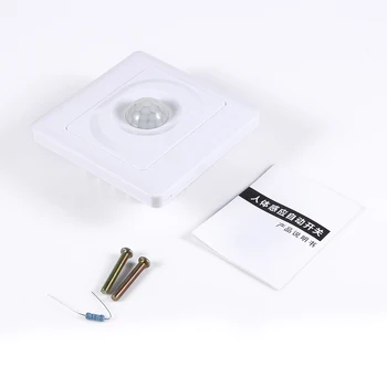 

Adjustable Infrared IR Body Motion Sensor Switch Wall Lamp Bulb Switch Automatic Module Wall Mount Control Light Recessed