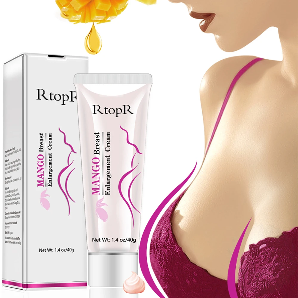 RtopR Mango Breast Enlargement Cream Effective Ful Elasticity Breast Enhancer Increase Tightness Big Bust Body Cream Breast Care