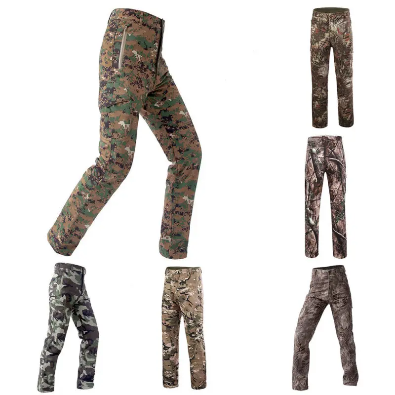 Водонепроницаемый Открытый Тактические Cargo Pants городской Для Мужчин Армия Брюки