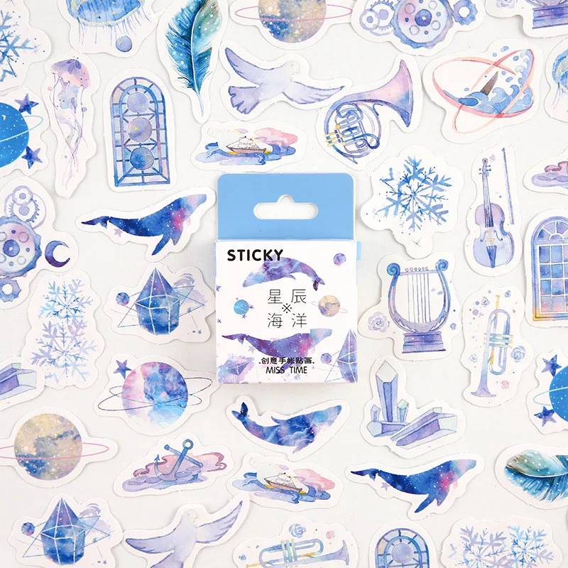46 шт./кор. милые наклейки для кошек Kawaii с Фламинго пули дневник детей сделай сам