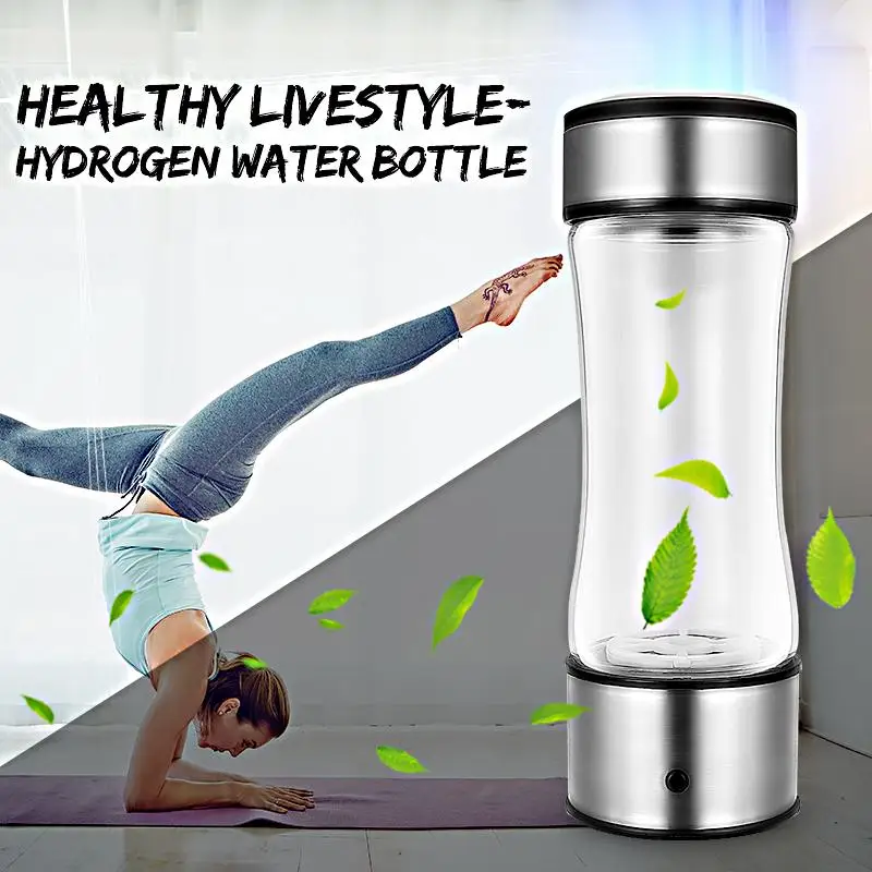 

1Pcs 420ML Water Cup for Hydrogen-Rich Portable USB Rechargeable Camping Portable Insulation Cup Drink for Hydrogen Water