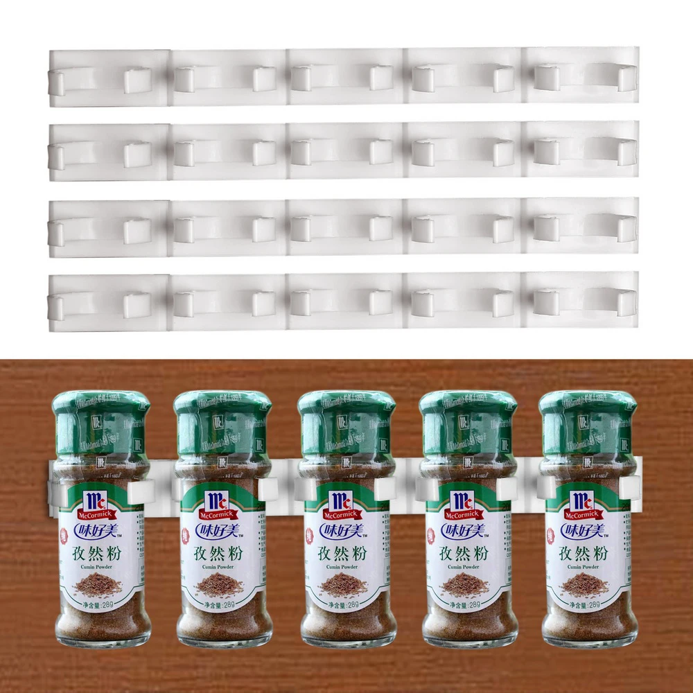 التوابل الناقل زجاجة تخزين حامل رف توابل القابض 2 قطع 4 قطع مجلس الوزراء كليب الرف رفوف مخزن المنزل منظم مطبخ التوابل الناقل زجاجة تخزين حامل رف توابل القابض 2 قطع 4 قطع مجلس الوزراء كليب الرف رفوف مخزن المنزل منظم مطبخ