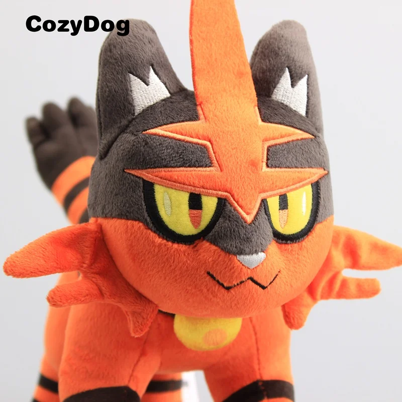 Аниме фигурка высшего класса 3 шт./компл. Incineroar Torracat Litten мягкие Мультяшные