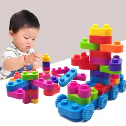 ZSDalo детские игрушки набор строительных блоков для детей Пластик детские конструкторы DIY обучения Образование интеллект игрушки 30/53 PC