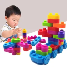 ZSDalo Baby Toys Building Blocks Set For Children Plastic Building Bricks Blocks DIY Learning Education Intelligence Toy 30/53PC 2020pcs alien building blocks diy bricks toy