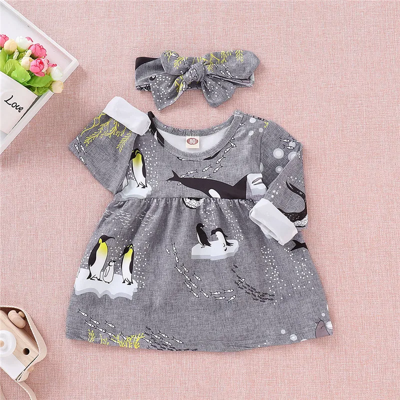 

PUDCOCO Infant Toddler Baby Kids Girls Dress Headband Party Pageant Tulle Cotton Tutu Dresses Spring Child Girl Clothes 1-5T