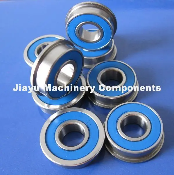 

Free Shipping 10 PCS FR8-2RS Bearings 1/2 x 1 1/8 x 5/16 inch Flanged Ball Bearings FR8 RS