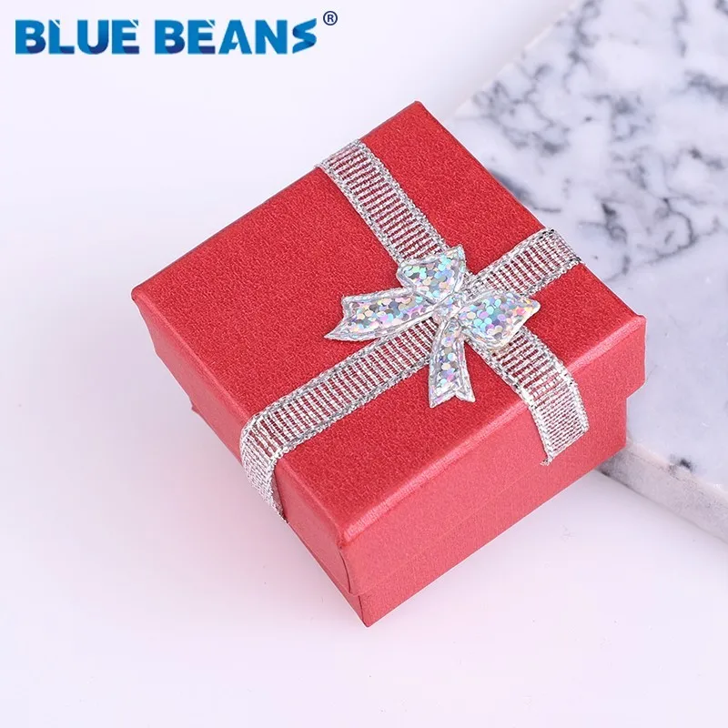2019New Engagement Ring jewelry organizer shape Black box Earrings Necklace Bracelet Gift Boxes Holder carton bow case Square ..