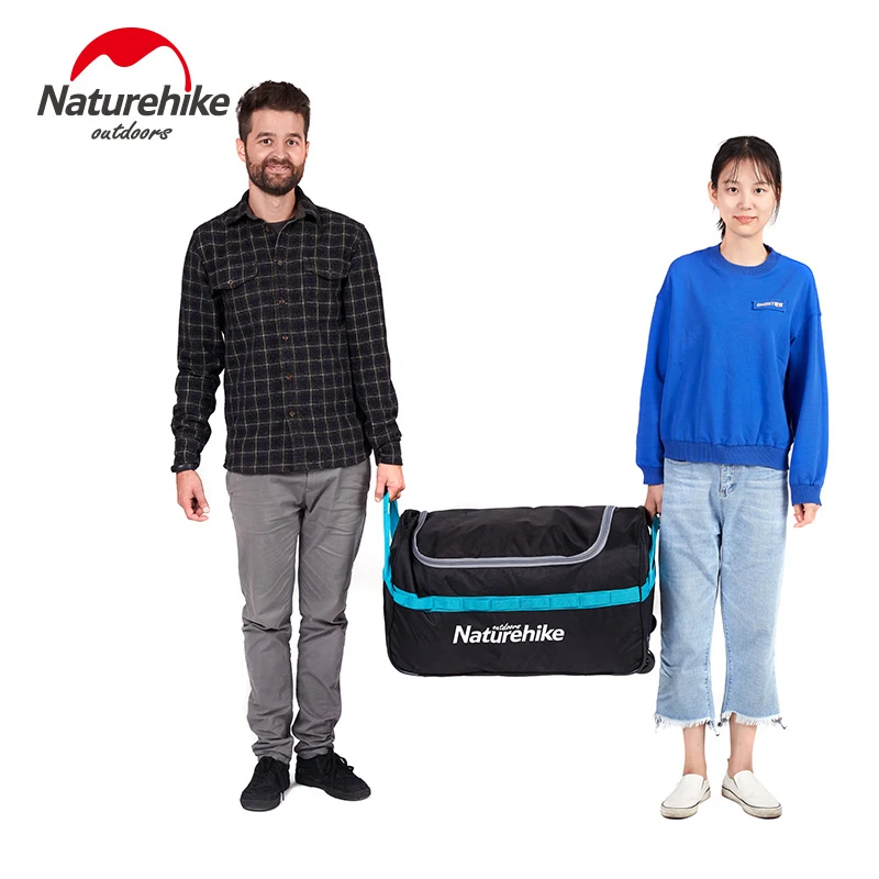 Naturehike 85L 110L складной Дорожный чемодан на колесах сумка для хранения