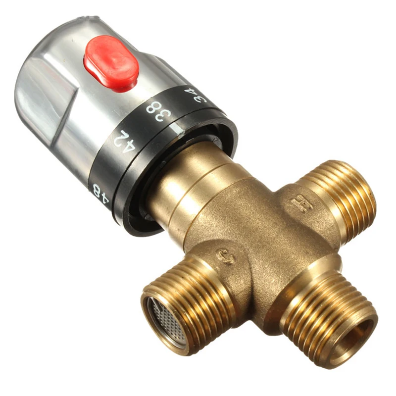 Billige Rohr Thermostat Wasserhahn Thermostat Misch Ventil Bad Wasser Temperatur Control Wasserhahn Patronen, Solar Wasser Heizung Therm