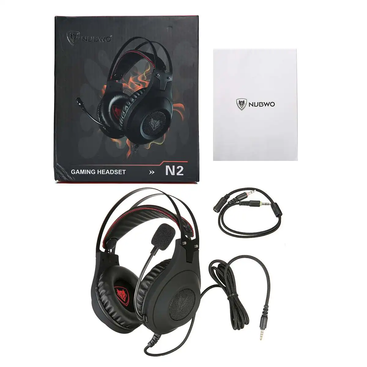 NUBWO N2 Bass casque игровые наушники гарнитуры с микрофоном Микрофон для PC Gamer PS4 Для Xbox One